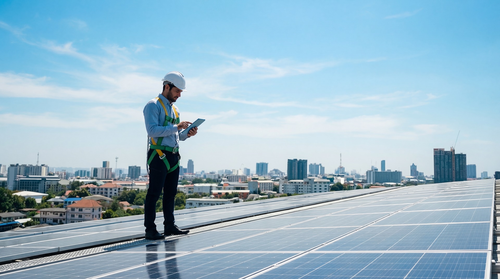 Professionelles Photovoltaikprojekt
